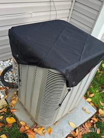 img 7 attached to 🌬️ Perfitel AC Cover for Outside Units - Central Air Conditioner Cover Defender: Waterproof & Heavy Duty (28X28 Inch)