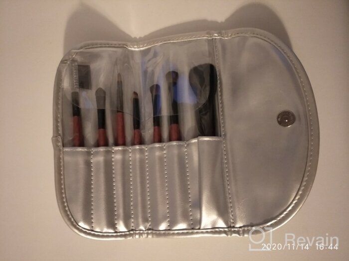 img 3 attached to Limoni Silver travel kit brush set, 7 pcs. silver/brown/black review by Czeslawa Jasinska ᠌