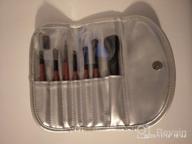 img 3 attached to Limoni Silver travel kit brush set, 7 pcs. silver/brown/black review by Czeslawa Jasinska ᠌