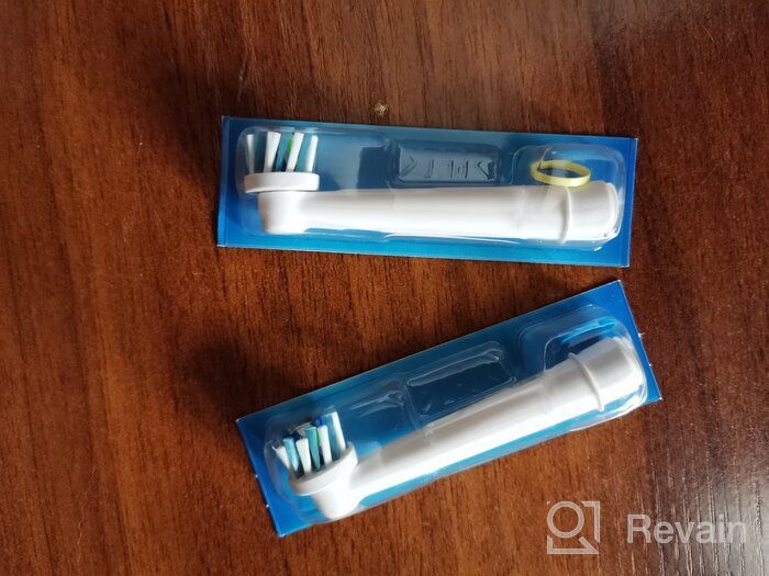 img 2 attached to 💡 4 Pack of Oral-B Cross Action Electric Toothbrush Replacement Brush Heads review by Bali Bali ᠌