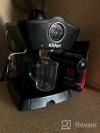 img 1 attached to Rozhkovy coffee maker Kitfort KT-702, black review by Adam Adam ᠌