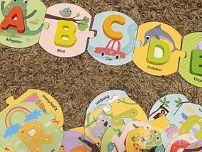 img 8 attached to Вовлеките своего ребенка в процесс обучения с эксклюзивной многоцветной головоломкой Amazon ABC Alphabet для детей