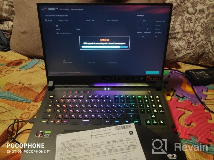 img 2 attached to 17.3" ASUS ROG STRIX SCAR 17 G733QS-HG092T 1920x1080, AMD Ryzen 9 5900HX 3 GHz, RAM 64 GB, SSD 1 TB, NVIDIA GeForce RTX 3080, Windows 10, M050 black review by Adithep Saengdern ᠌