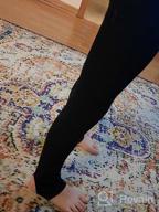 img 1 attached to 🔥 Warm Winter Footed Tights: HowJoJo Girls Fleece Lined Leggings, High Waist Pants review by Richard Cummings
