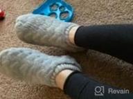 img 1 attached to ❤️ Get Cozy with Jessica Simpson Plush Fleece Slipper Socks for Women & Girls - Anti-Slip Soles & Mommy & Me Sets Available! review by Michelle Carter