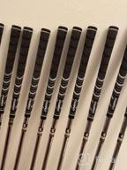 img 1 attached to CHAMPKEY Multi Compound Golf Grips 13 Pack Come With Solvent,15 Tapes,Vise Clamp And Hook Blade Micro Texture Control And Medium Feedback Golf Club Grips review by Steve Yatnalkar