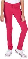 👖 lee stylish jeggings with elastic pockets for girls' clothing, pants & capris логотип