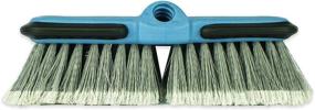 img 4 attached to 🚗 Gentle and Efficient: GIANT BEAR 10 Inch Soft Bristle Car Wash Brush Head for Scratch-Free Vehicles, Flow-Thru Design for Paint Protection, Fits Standard Acme 3/4” Trapezoidal Thread - Ideal for TV/Truck/Deck/Kitchen Cleaning Brush