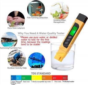 img 2 attached to Accurately Test Water Quality Anywhere With CAMWAY Digital TDS Tester Pen - Portable, Reliable & Easy To Use