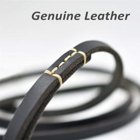 img 3 attached to AOKLANT Genuine Leather Training Walking Dogs