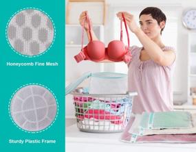 img 2 attached to Protect Your Delicates With Plusmart'S 14-Pack Mesh Wash Bags - Perfect For Laundry, Baby Items, Shoes And More!
