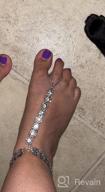 img 1 attached to Beach Wedding Bliss: Bellady Pearl Ankle Chain Barefoot Sandals With Starfish Foot Jewelry review by Susan Rolfs
