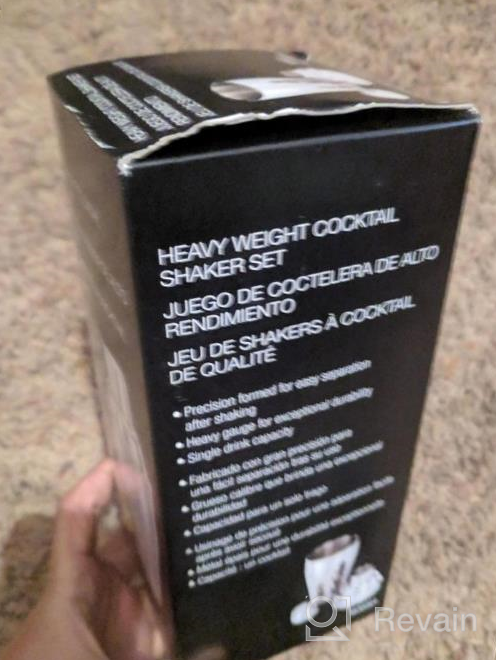 img 1 attached to 18Oz (532 Ml) Gun Metal Black Barfly Cocktail Shaker - Perfect For Mixing Drinks review by Nicholas Gendron