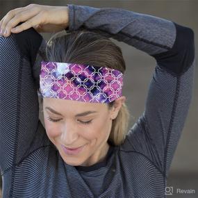 img 3 attached to 👒 Bondi Band Moisture-Wicking Honeycombe Headband