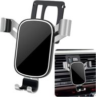 📱 lunqin car phone holder for bmw 5 series sedan 5gt 520i 528i 535i f10 (2011-2016) [case friendly design] auto accessories navigation bracket interior decoration mobile cell mirror phone mount - compatible with large smartphones logo