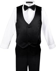 img 1 attached to 👔 Black Boys' Tuxedo Dresswear Size Boys' Clothing available at Suits & Sport Coats