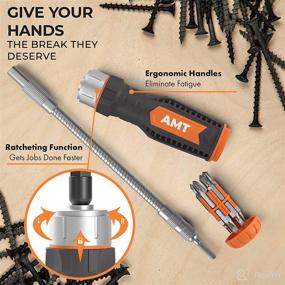 img 1 attached to 🔧 AMERICAN MUTT TOOLS: Ultimate Flexibility with the Flexible Screwdriver and Extension