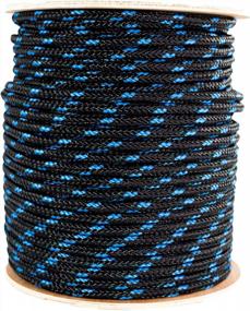 img 3 attached to Polypropylene Foam Core Floating Rope With Maximum Buoyancy For Boating, Sport Fishing, Camping & Backpacking (1/2" X 100Ft) By SGT KNOTS
