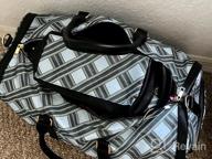 img 1 attached to Women'S Weekend Duffle Bag With Shoe Compartment And Toiletry Kit - Ideal For Overnight Getaways, Travel, And Mommy Hospital Bag For Labor And Delivery - Flight Approved review by Miguel Escobar