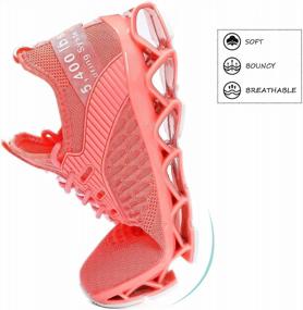 img 3 attached to 👟 Women's Running Shoes: Blade Tennis Walking Fashion Sneakers - Breathable & Non-Slip Gym Sports Work Trainers.