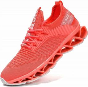 img 4 attached to 👟 Women's Running Shoes: Blade Tennis Walking Fashion Sneakers - Breathable & Non-Slip Gym Sports Work Trainers.