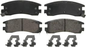 img 4 attached to Wagner QuickStop ZD714 Ceramic Disc Brake Pads - Enhanced for SEO