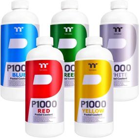 img 2 attached to 🌊 Thermaltake P1000 Green Pastel Water Cooling Solution - 1000ml, New Formula, Anti-Corrosion, Anti-Freeze, Minimizes Airlock, CL-W246-OS00GR-A