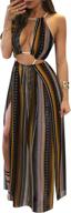 👙 biubiu womens chiffon halter summer women's clothing: stylish swimsuits & cover ups! logo