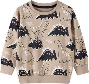 img 4 attached to Toddler Sweatshirts Pullover Clothes for Boys' at BIBNice - Fashion Hoodies & Sweatshirts