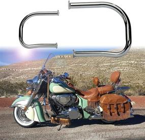 img 2 attached to Fits 2022 Indian Challenger Limited Chief Vintage 2014-2020 Rear Highway Bars Saddlebag Crash Guards For Chieftain 116 111 - Roadmaster Elite Classic (Chrome Bar)