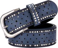 womens wemi western cowgirl studded women's accessories - belts logo