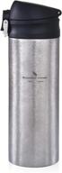 double-layer vacuum titanium water bottle - boundless voyage 380ml for men and women, perfect for coffee, tea, and other drinks - a-ti3008d logo