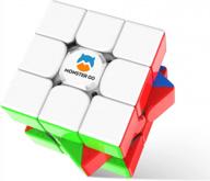monster go 3ai mg356 smart cube - intelligent tracking, timing & movements with cubestation app (standard package) logo