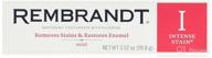 🦷 intense whitening toothpaste with fluoride for optimal oral care by rembrandt logo