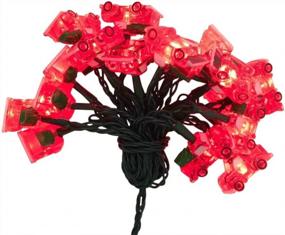 img 1 attached to 20 Count Battery Operated LED String Twinkle/Timer Lighting - ProductWorks 49709 Brilliant RED Truck