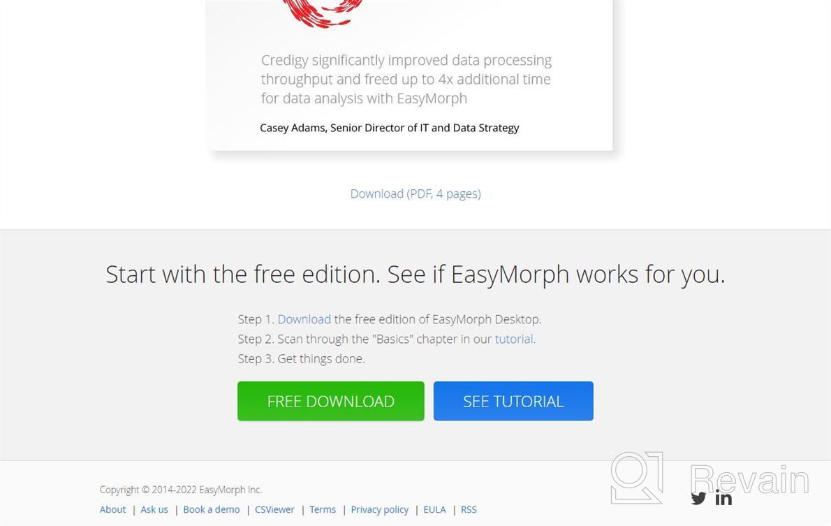 img 1 attached to EasyMorph review by Cristofer Cejudo