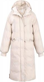 img 4 attached to Stay Warm And Stylish With Kranchungel'S Women'S Long Winter Coats And Parkas - Available In Plus Sizes