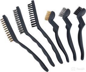 img 4 attached to 🔧 Performance Tool W4950 Automotive Detailing Brush Set (6-Pieces)