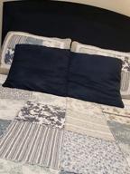 img 1 attached to Protect Your Headboard With WOMACO Velvet Slipcover In Dark Gray For Bedroom Decor (Sizes 35"-50") review by Mitch Wright