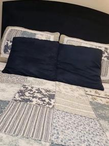 img 7 attached to Protect Your Headboard With WOMACO Velvet Slipcover In Dark Gray For Bedroom Decor (Sizes 35"-50")