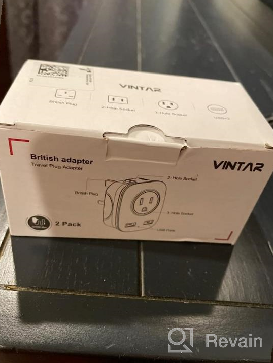 img 1 attached to Travel With Ease: Get A 3-Pack US To UK Plug Adapter With VINTAR International Power Adapter Including 2 USB Ports And 4 In 1 Outlet Adaptor For USA To British England Scotland Irish London Dubai! review by Ryan Calabro