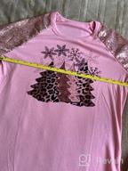 img 1 attached to Get Festive In Style With Leopard Sequined Christmas Tree T-Shirt For Women review by Jody Kashani