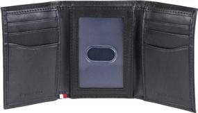 img 3 attached to 💼 Shop the Sleek and Stylish Tommy Hilfiger Men's Trifold Wallet in Black - Ideal Wallets, Card Cases & Money Organizers