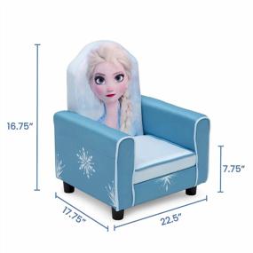 img 2 attached to 🪑 Disney Figural Upholstered Furniture and Kids' Furniture by Delta Children