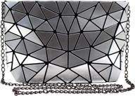 buddy holographic geometric crossbody iridescent women's handbags & wallets at shoulder bags logo