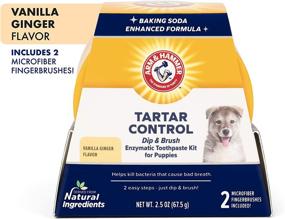 img 3 attached to 🐶 Arm & Hammer Dog Enzymatic Toothpaste Kit with Dip & Brush - Dental Care for Pets, Dog Teeth Cleaning, Cat Toothpaste, Oral Care for Dogs, Arm and Hammer Dog Toothpaste, Dog Dental Kit