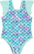 elegant ruffled one piece swimsuit for your baby girl - kangkang infant sunsuit swimwear logo