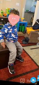 img 8 attached to 🦖 Dino-themed Azalquat Crewneck Sweatshirt: Trendy Long-Sleeved Boys' Clothing