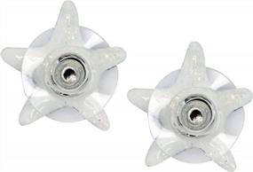 img 2 attached to Women'S Hand Blown Glass Starfish Ear Stud Earring By Chuvora For Improved SEO