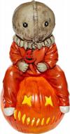 get spooky this halloween with the 16 inch light-up sam trick 'r treat statue from spirit halloween! logo